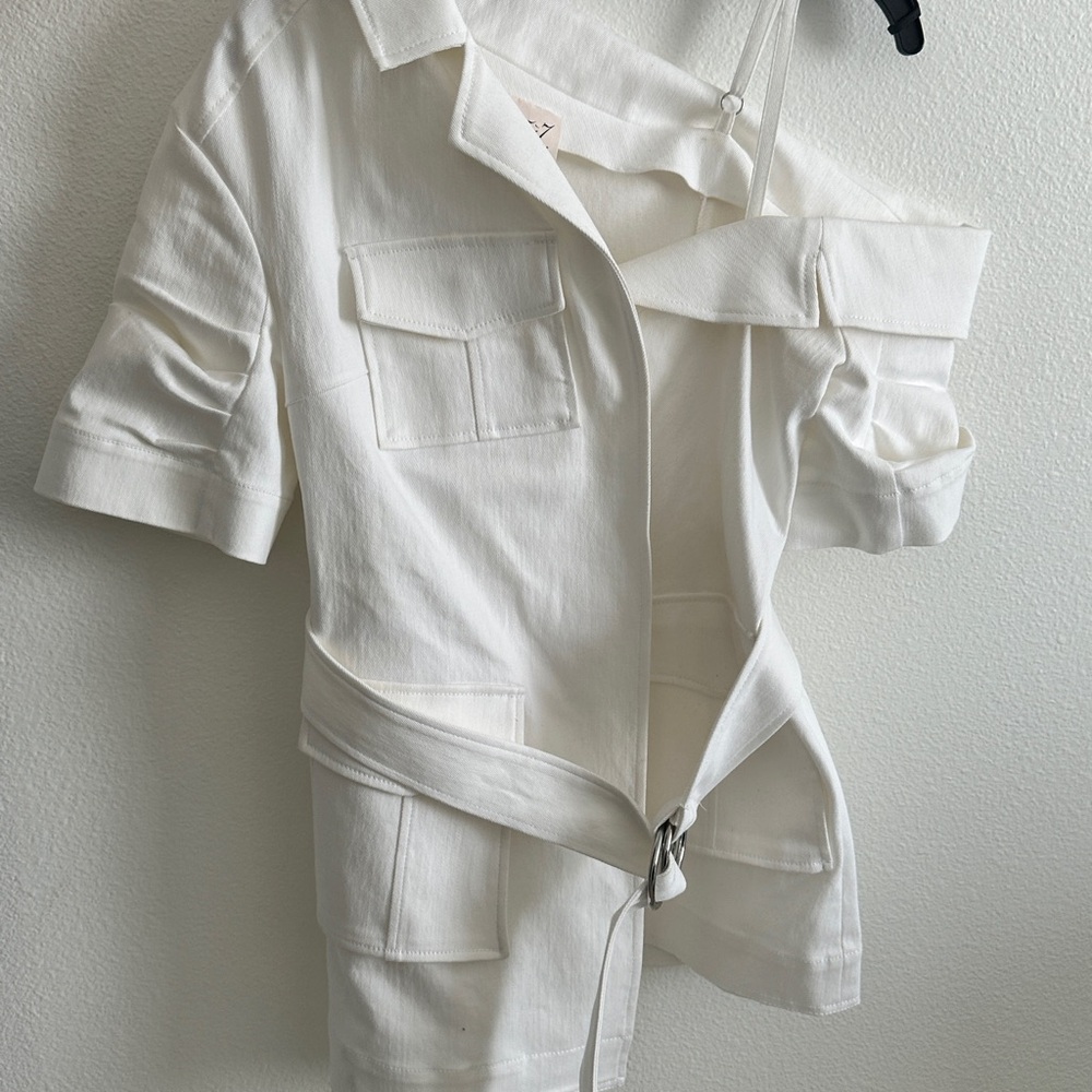 Cinq à Sept White Utility Jacket